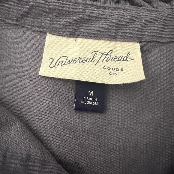 Target - Universal Thread - Pilcro - Button Down - Blue Corduroy - Tiered Dress - Picture 4 of 4